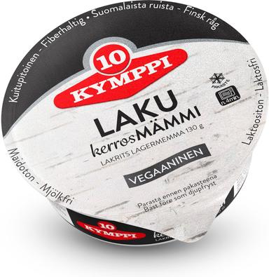 Kymppi licorice layermämmi 130g frozen – Finnish Fresh Food