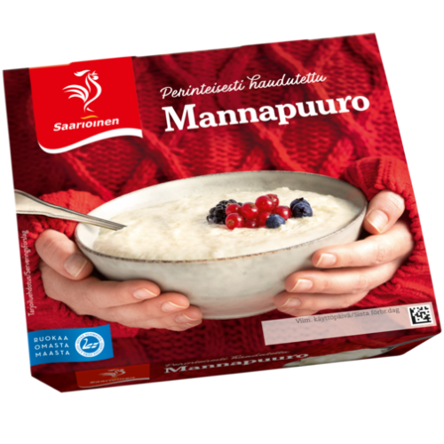 Saarioinen Mannapuuro 300g – Finnish Fresh Food