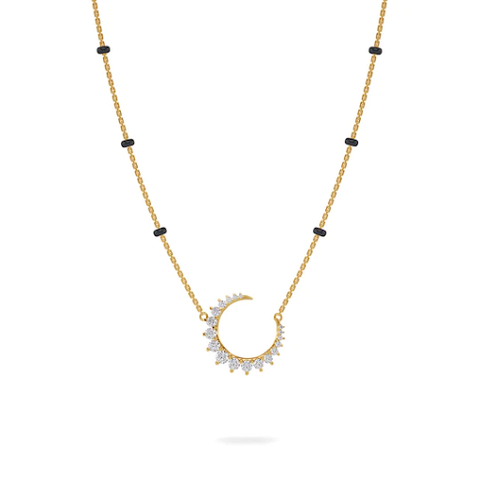 Celestial Objects Pendant Gold Mangalsutras