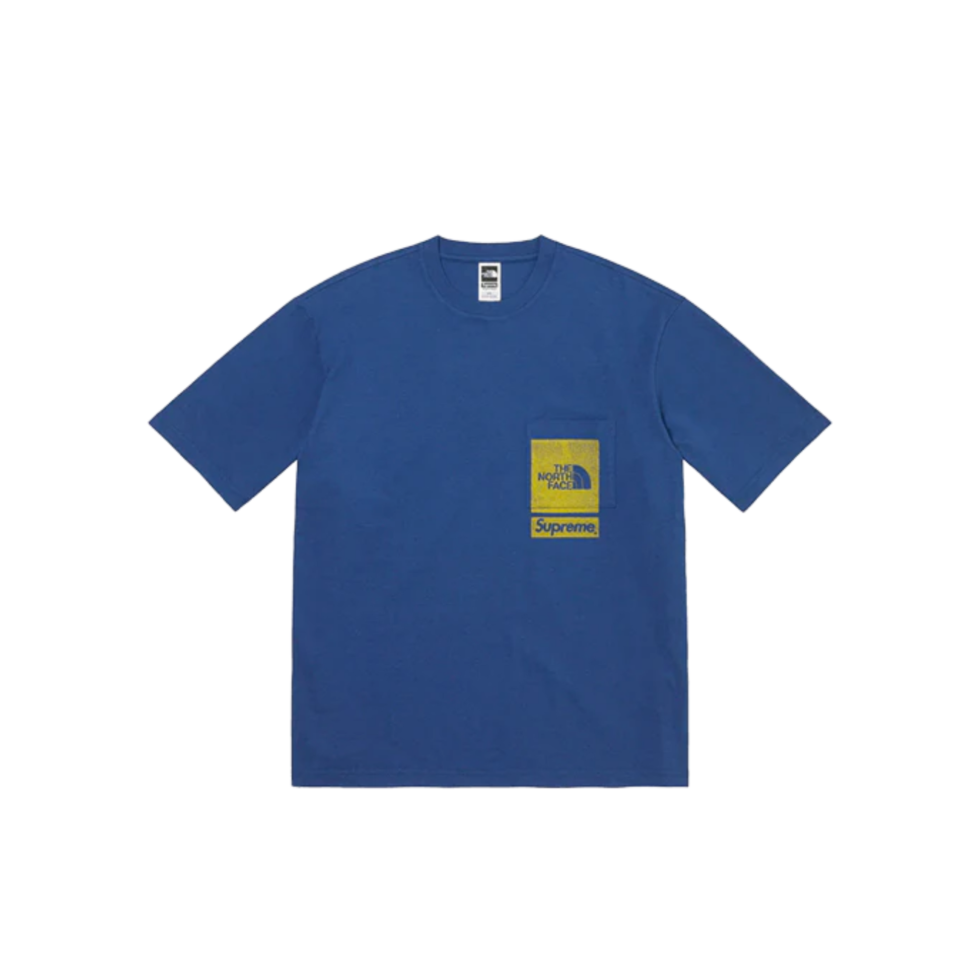 Supreme The North Face Printed Pocket Tee Navy