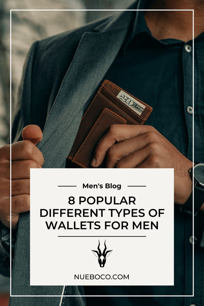 8 Popular Different Types Of Wallets For Men with man putting wallet in coat pocket