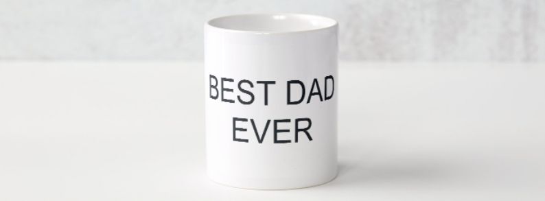 custom best dad ever mug for fathers day