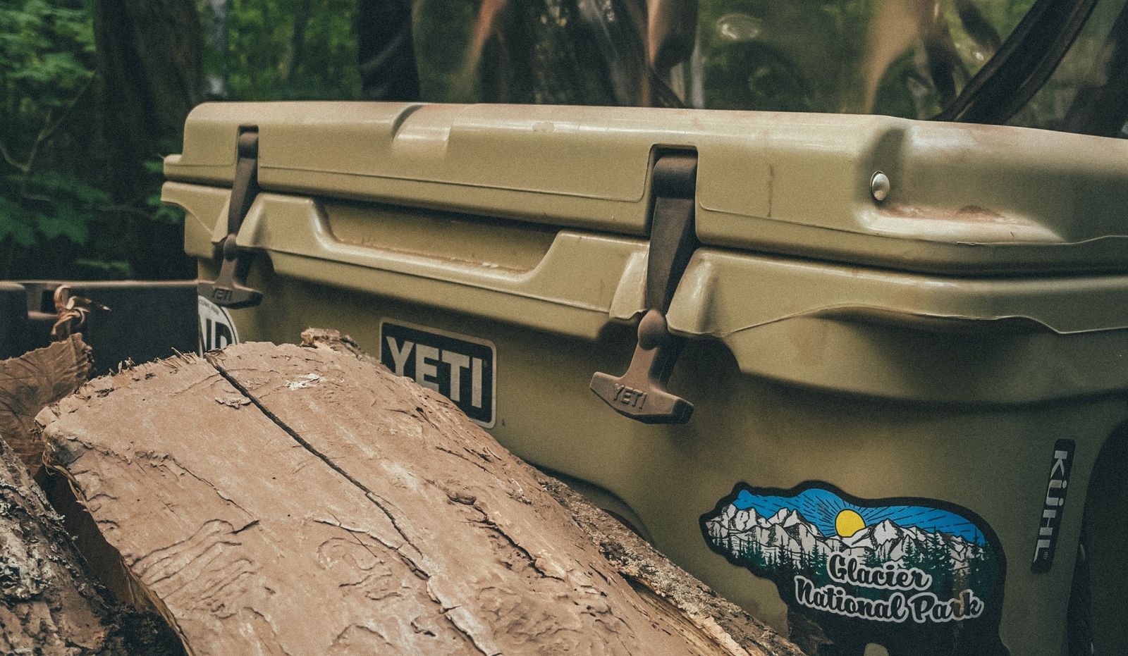 green camo color yeti cooler camping for fathers day gift
