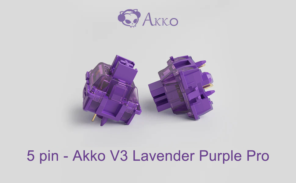 akko 5 pin v3 lavender purple pro switch