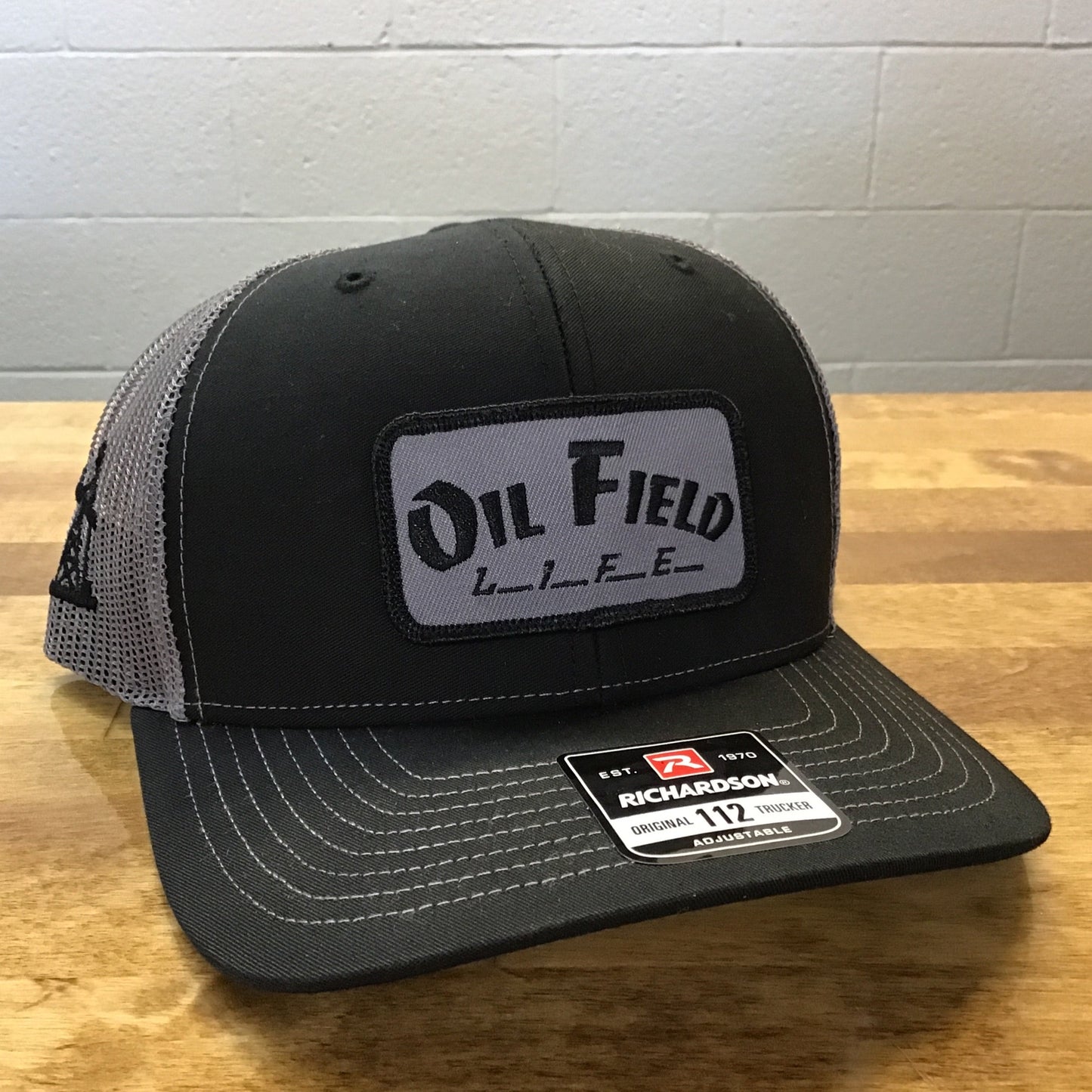 Ten Star Oil Field Life Black/Grey Patch Caps
