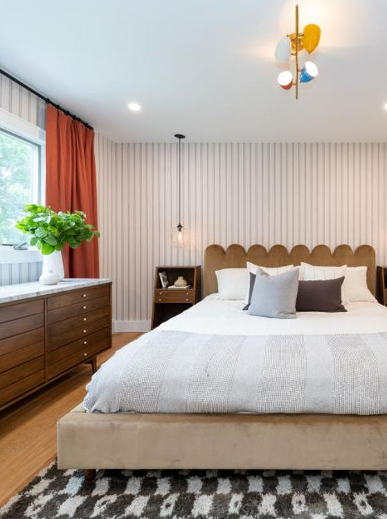 Nate & Jeremiah Home Project: A Primary Bedroom With Midcentury Appeal