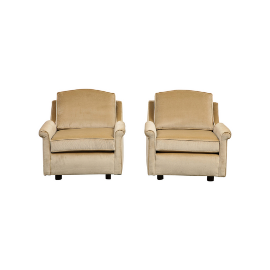 Pair of Louis XVI Style Armchairs - IB07437