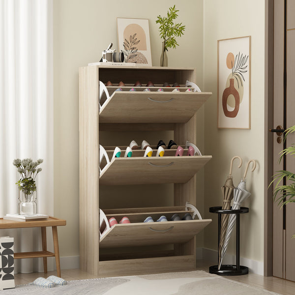 Shoe Cabinet Stackable 2-Drawers — FUFUGAGA