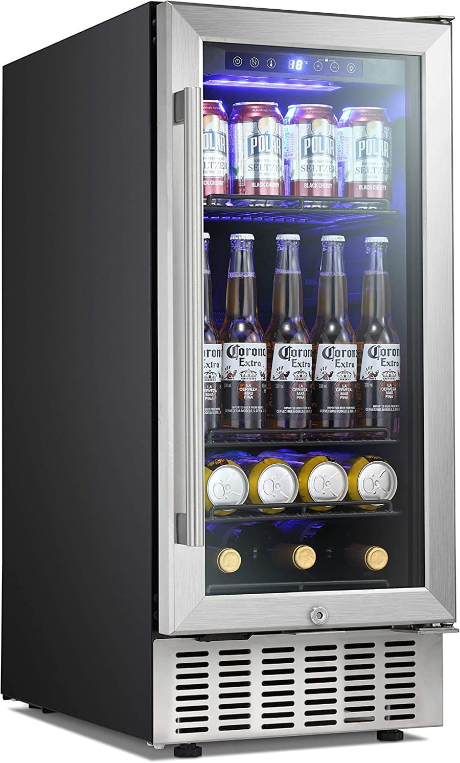 1.6 Cu.Ft Mini Beverage Fridge and Cooler - Kismile