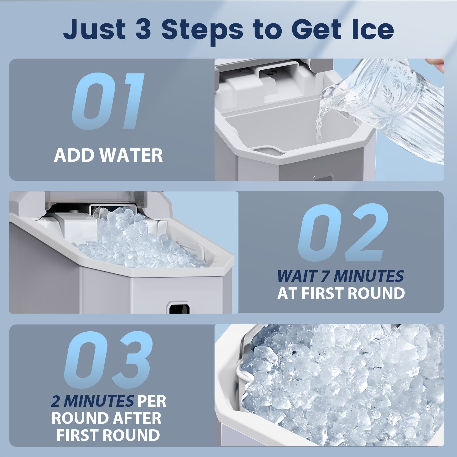 Nugget Pebble Ice Maker Countertop Z5815NA