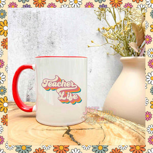 
            
                Load image into Gallery viewer, Teacher life Coffee Mug, teacher coffee mug, teacher mugs, teacher gifts, MM17
            
        