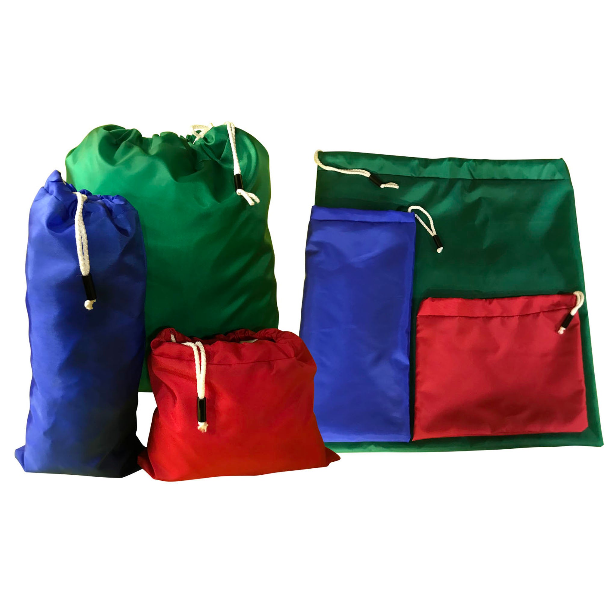 42" x 60" Custom Nylon Laundry Bags Heavy Duty with Cord and barrellock closure