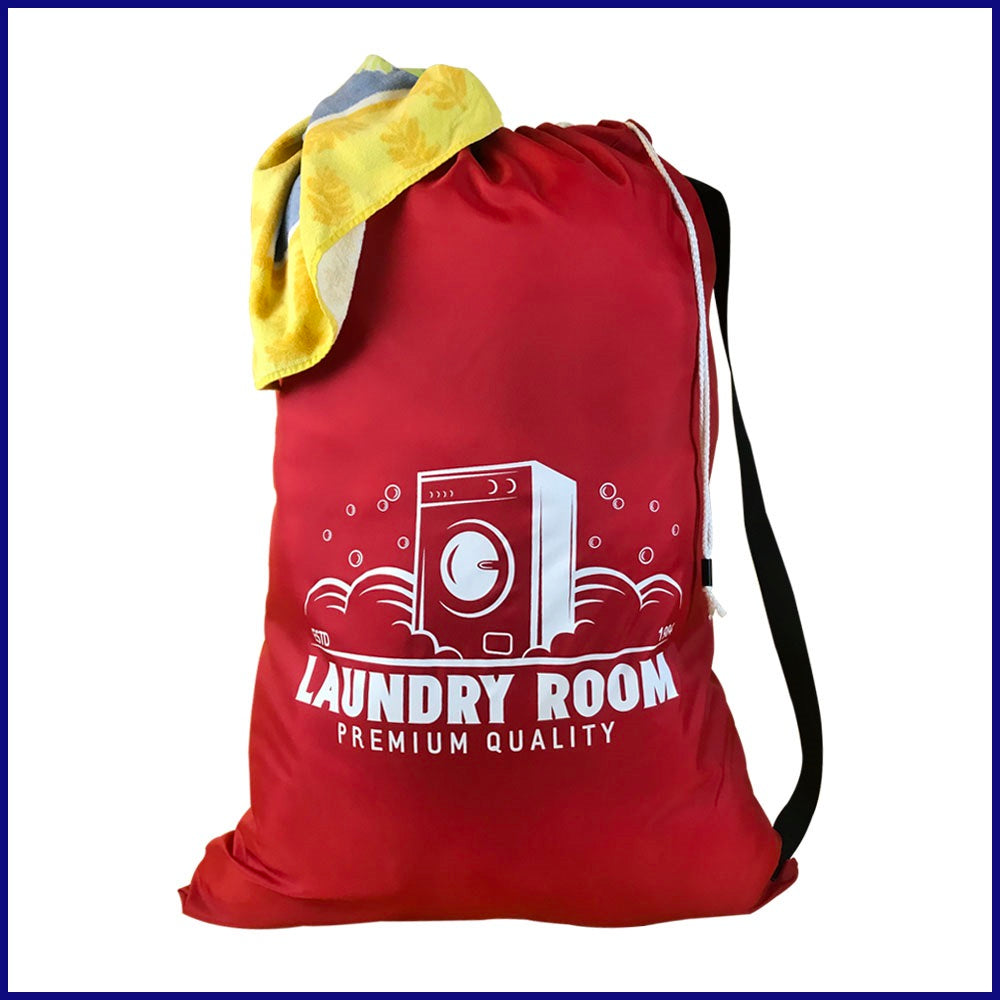 REDMON Since 1883 Soft Handle Chic Nylon Laundry Bag in Aqua