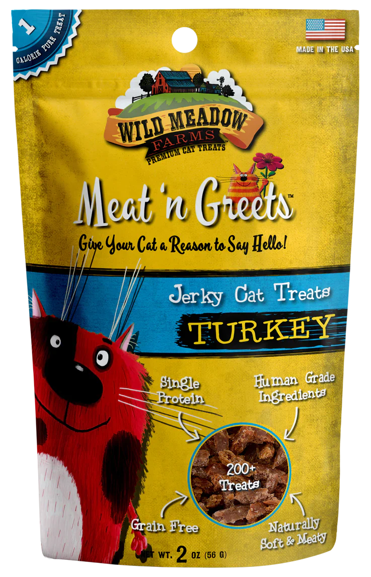 Wild Meadow Meat 'N Greets Turkey Cat Treats