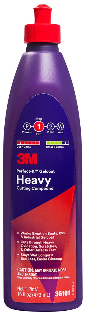 3M™ Perfect-It™ Gelcoat Heavy Cutting Compound, 36101, 1 pint - spectrumcolor.com product image