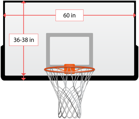 HoopSnug Backboard Measurement Example