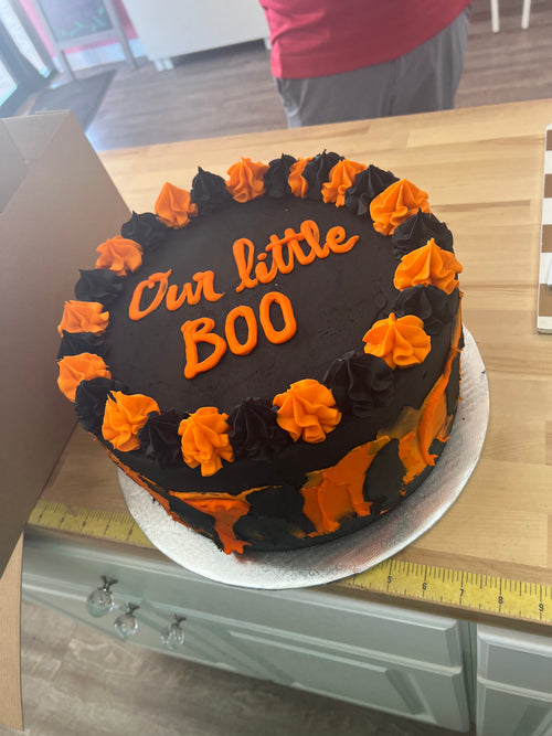OUR LITTLE BOO BABY SHOWER OCTOBER THEME, HALLOWEEN COLORS