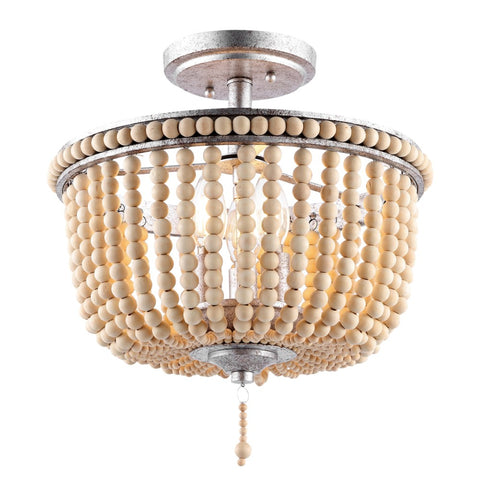 jonathan y beaded flush mount