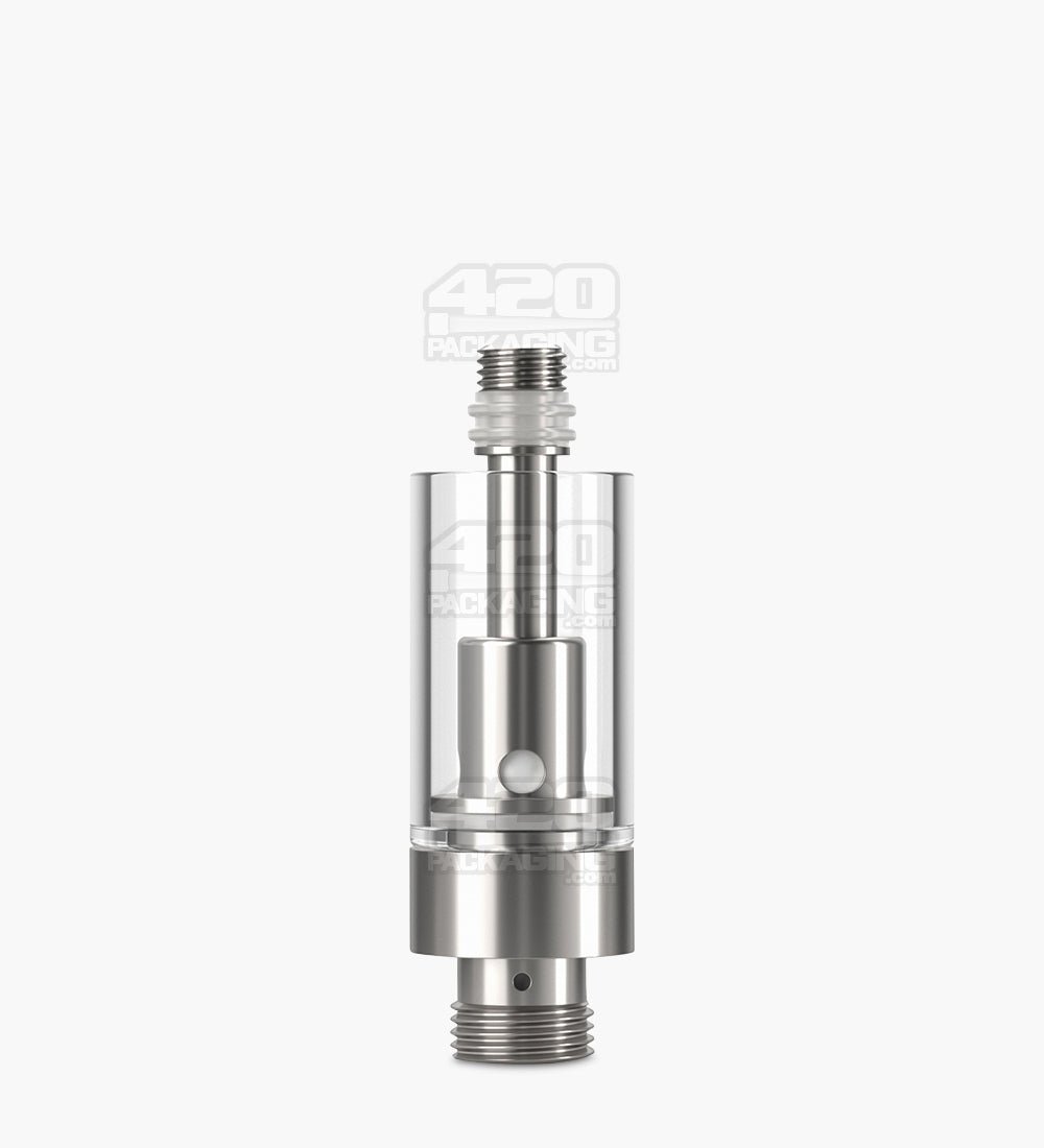 5mL Ceramic Core Glass Vape Cart w/ Round Clear Mouthpiece