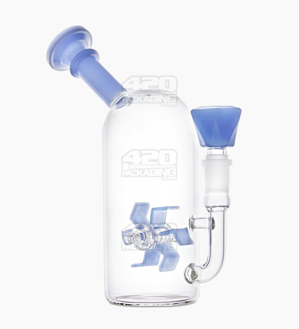 10.5 Inch Wholesale Bent Neck Double Tree Perc Water Pipe