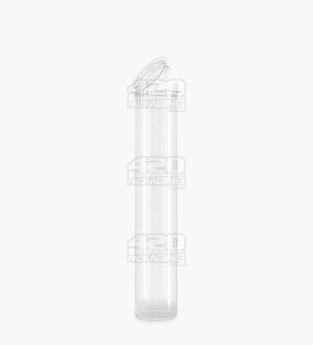 116mm White Open-Opaque CR Pop Top Pre-Roll Tubes