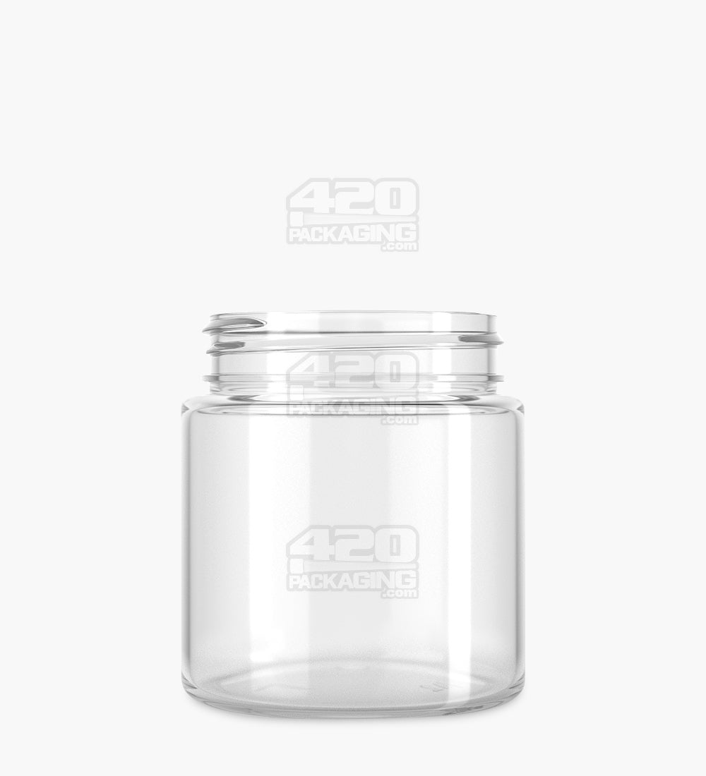 6 Ounce Clear Glass Jars with Straight Sides 50/400 Thread