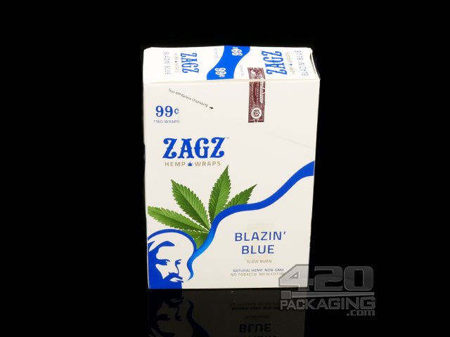 ZAGZ Purple Chill Flavored Hemp Wraps 25/Box