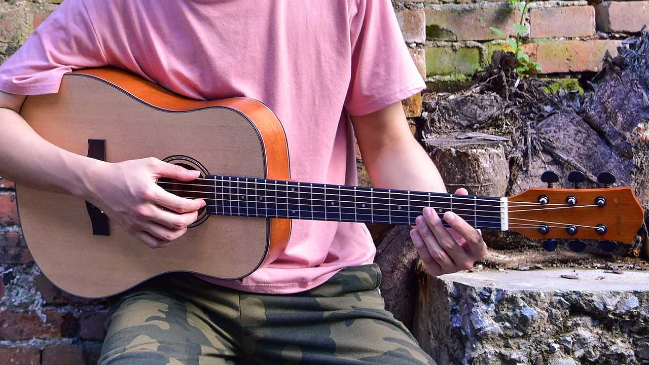 36-inch acoustic guitar