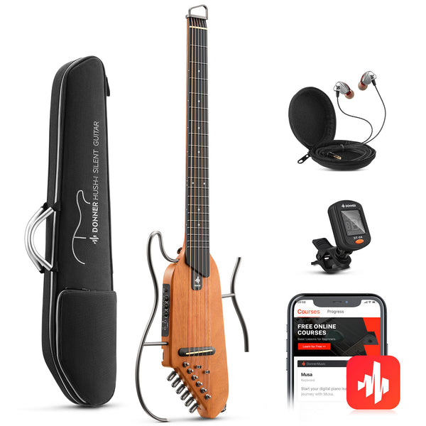 Donner DCG-1 39 Acoustic Classical Guitar Kit Nylon String Mahogany –  Donner music- CA