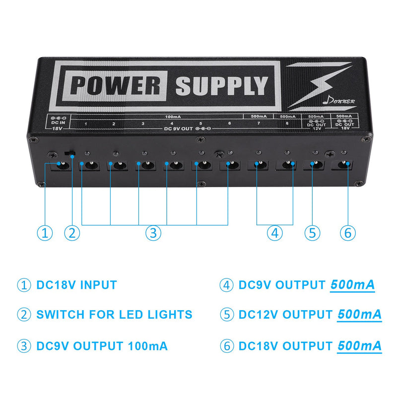 donner dp2 power supply