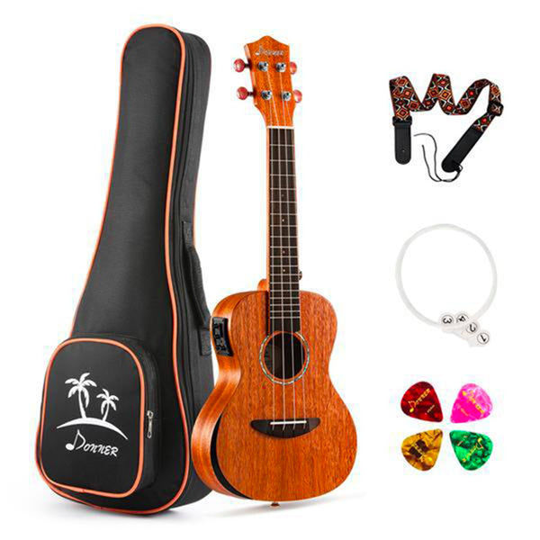 donner concert ukulele mahogany 23 inch