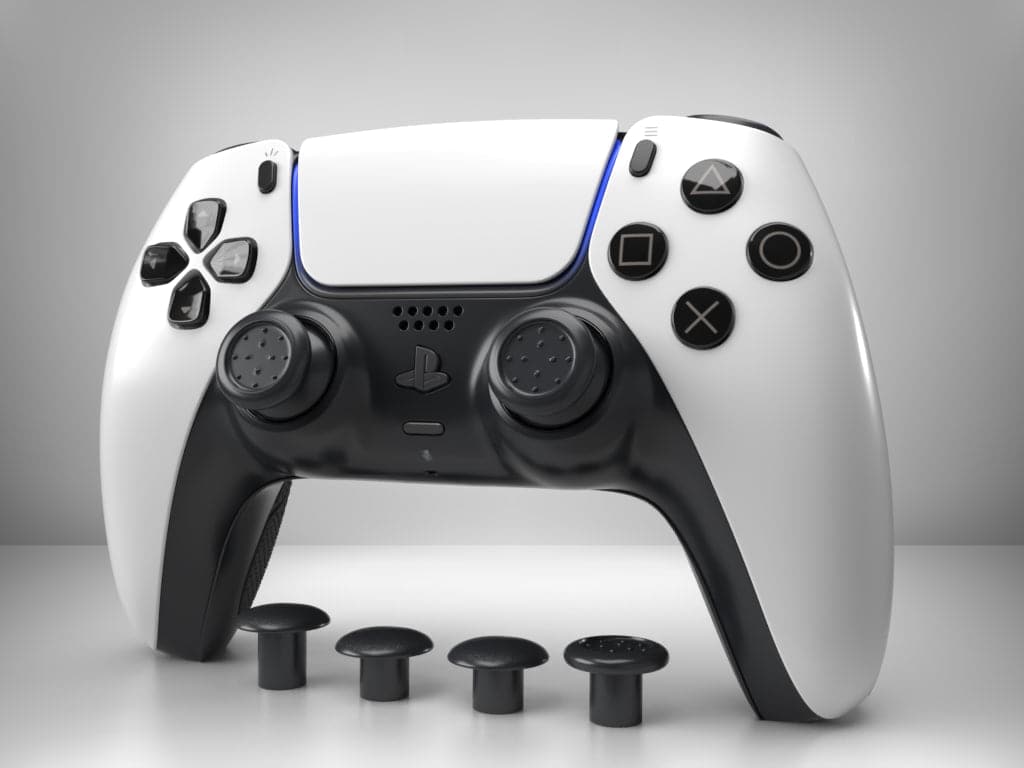 White Defy PS5 PRO ULTIMATE Esports Gaming Controller - defygaming