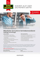 BURG-WÄCHTER Karriere Job Vertriebsinnendienst
