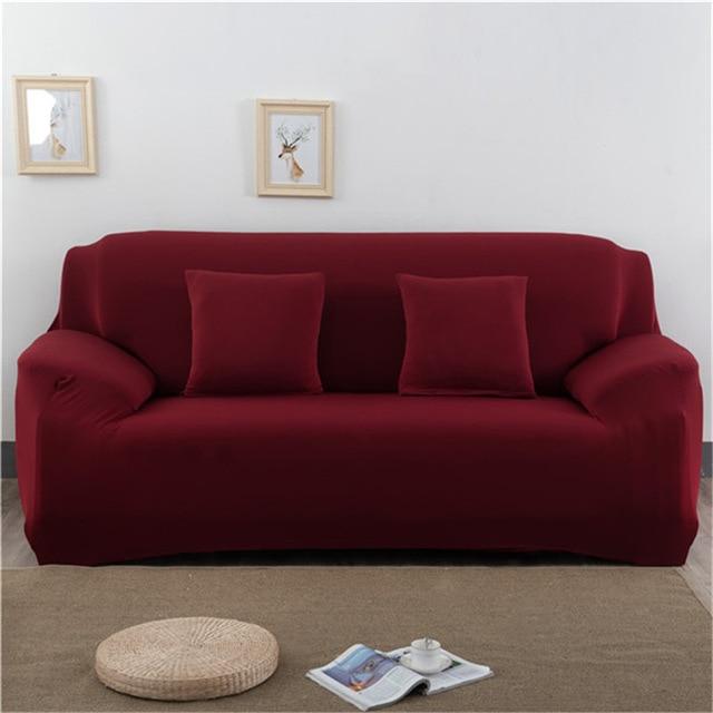 red armchair covers