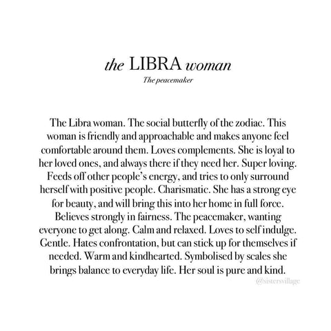 The Libra Woman - Libra Season Mystic Magic Adornment Gifts Birthday