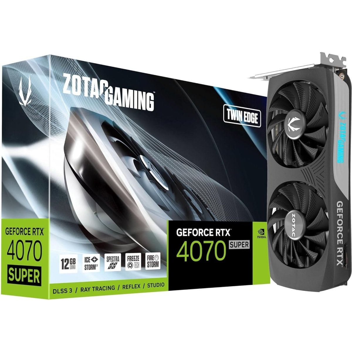 ZOTAC GAMING GeForce RTX 4070 SUPER Twin Edge 12GB GDDR6X