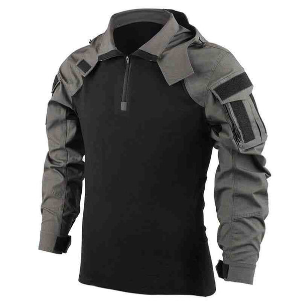 Men&#39;s Bomber Jacket Tactical Flight Jacket Coat Combat T-shirt, Tactical Hunting Hoodie Camouflage Men Jacket - Easyshop.Center