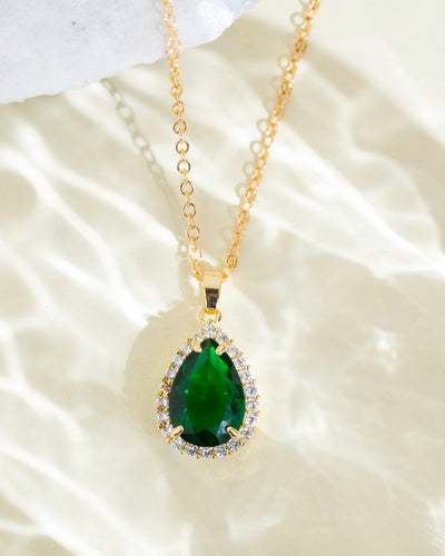Amethyst Large Emerald Cut Pendant – Goshwara