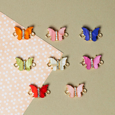 pearl butterfly charms bulk