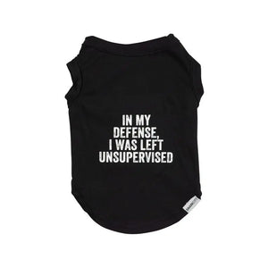 In My Defense Pet Tee - Gail and Grace