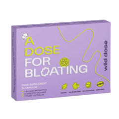 wild dose a dose for bloating natural remedy for bloating and gas relief with digestive enzymes and probiotics