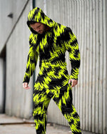 Men's Fashion Printing Long-sleeved Sport hoodie Suit-74