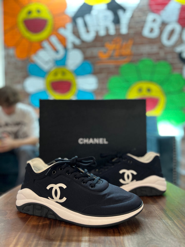 Chanel Trainer CC All Over Black/Cream – Luxury Box Atl