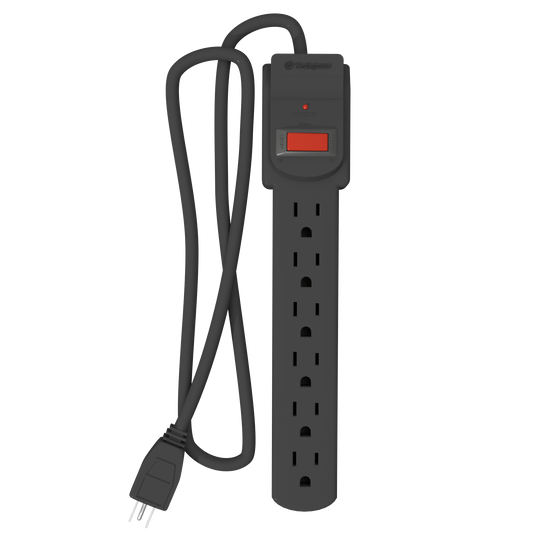 Household Appliances 6 Outlet Surge Protector - Indoor - New