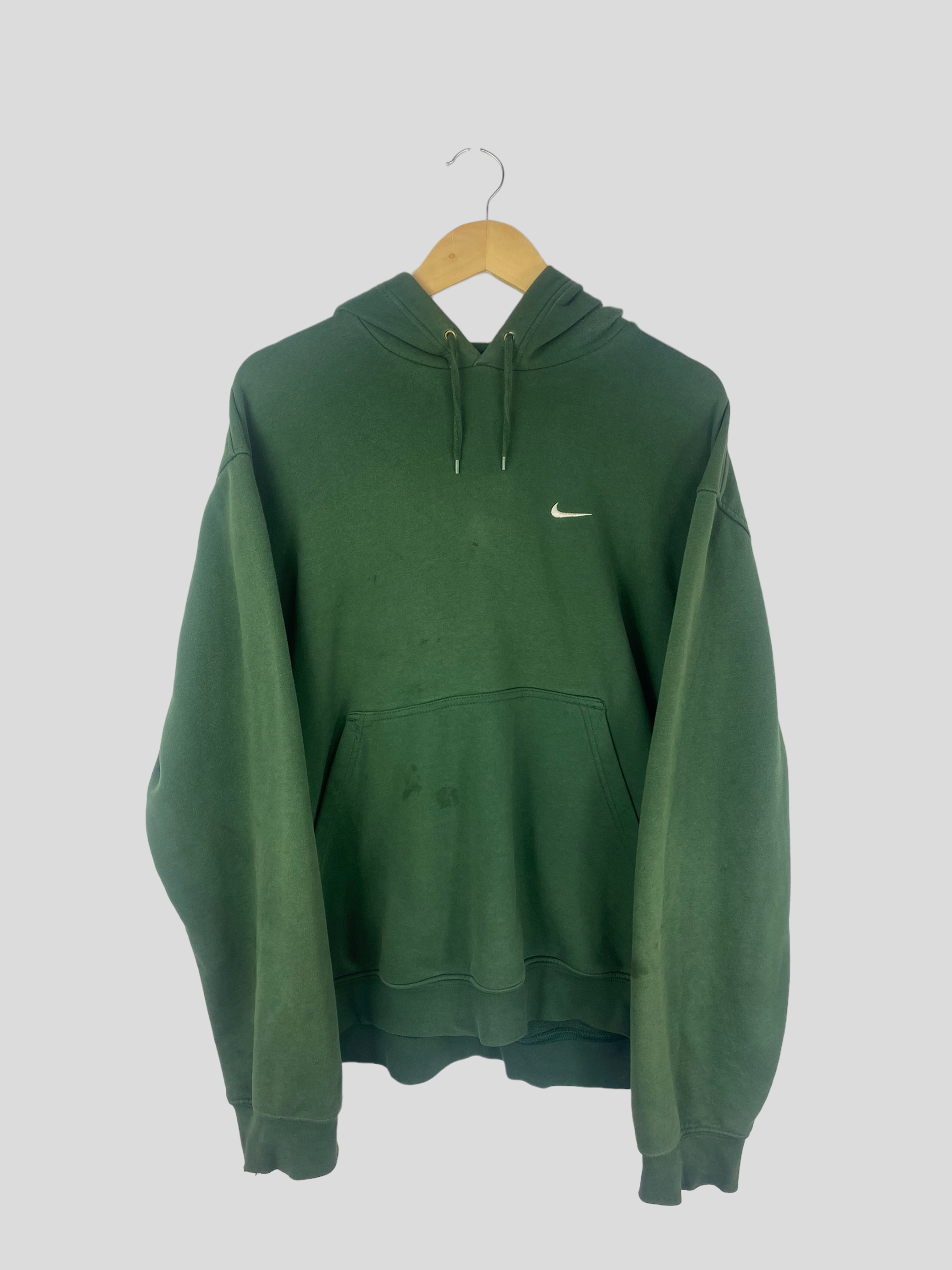 De trato fácil Alegrarse Credo Nike Green Hoodie With Embroidered Swoosh – Vibra Clothing Company