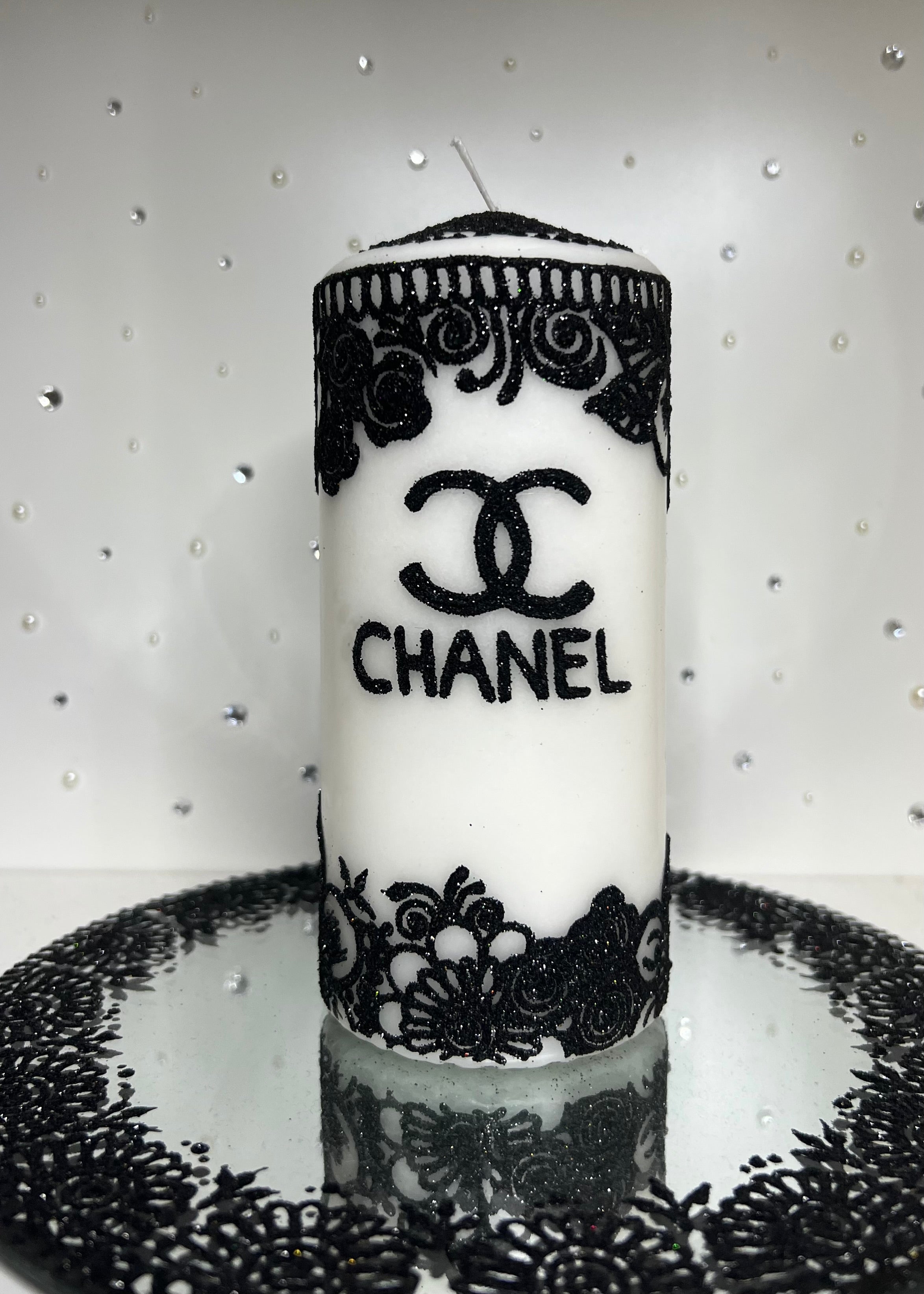 Chanel logo mehndi candle – mehndiicandles