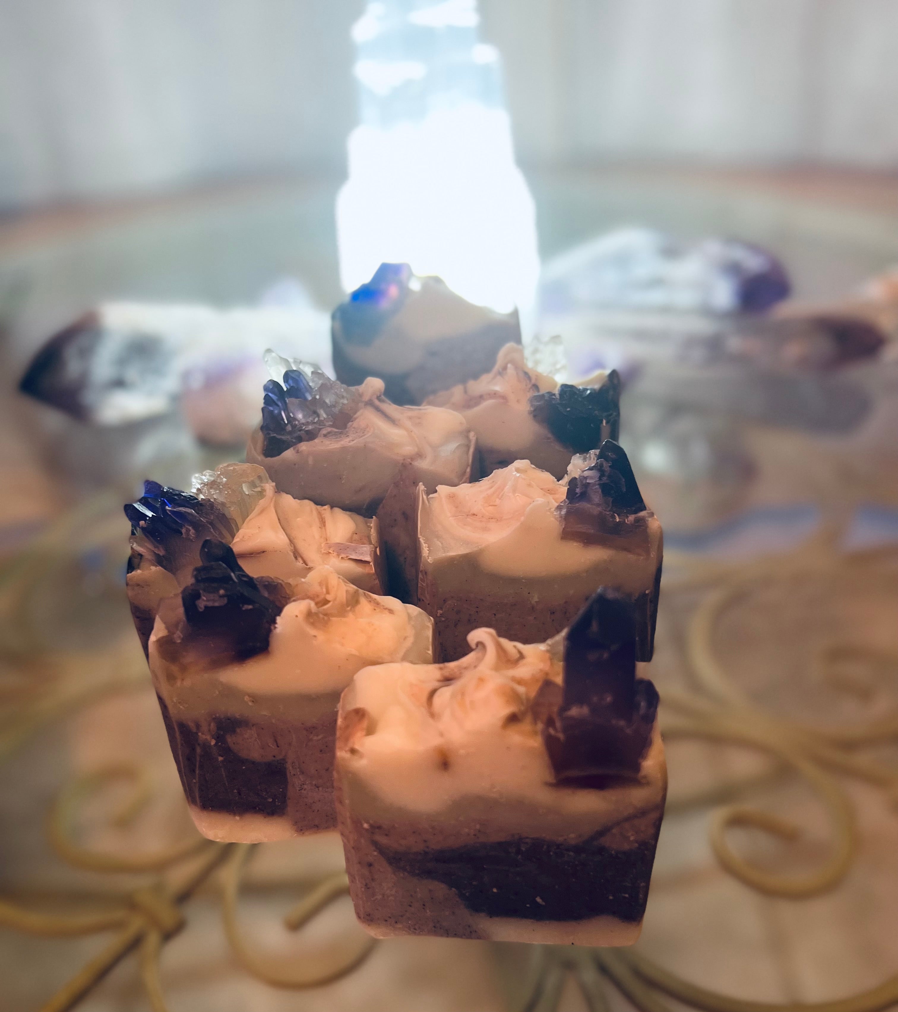Lavender Sage Crystal Soap