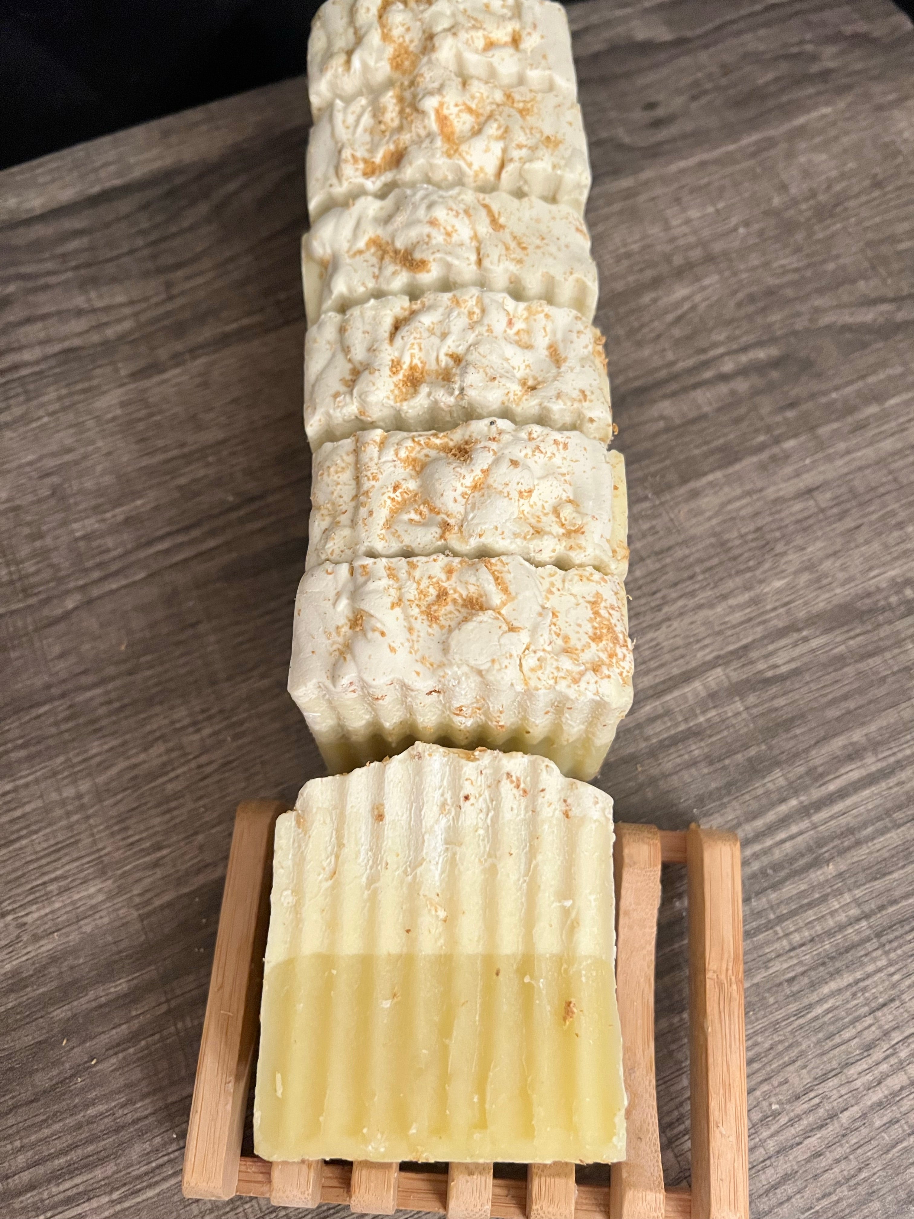 Lemon meringue soap