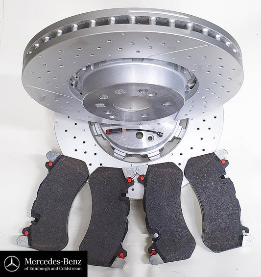 Genuine Mercedes-Benz AMG front brake discs set of 2 – Mercedes