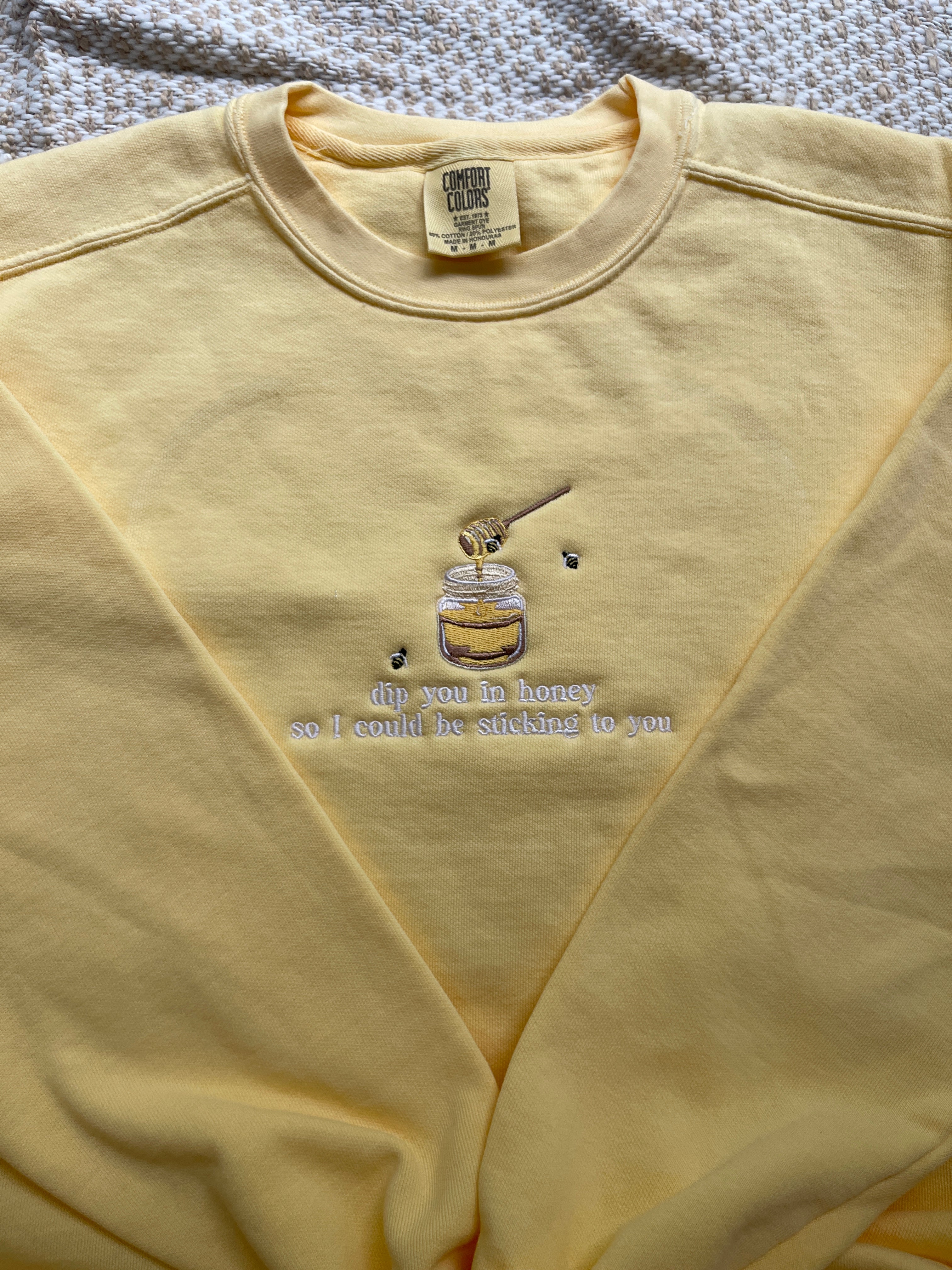Dip You In Honey Embroidered Tee or Crewneck – splendidthreadsco